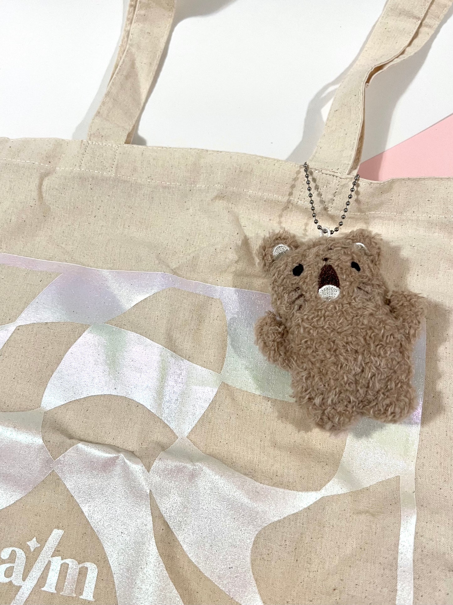 Scaredy Bear Plushie Keychain