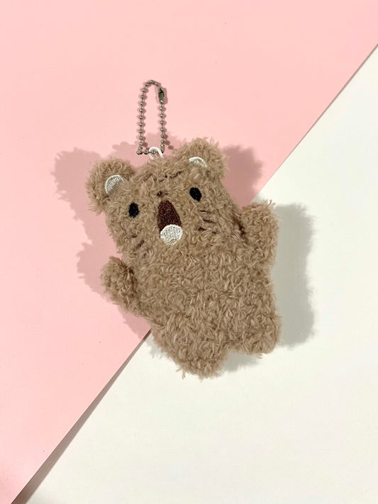 Scaredy Bear Plushie Keychain